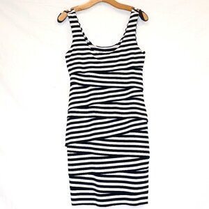Joseph Ribhoff Sleeveless Stripped Dress